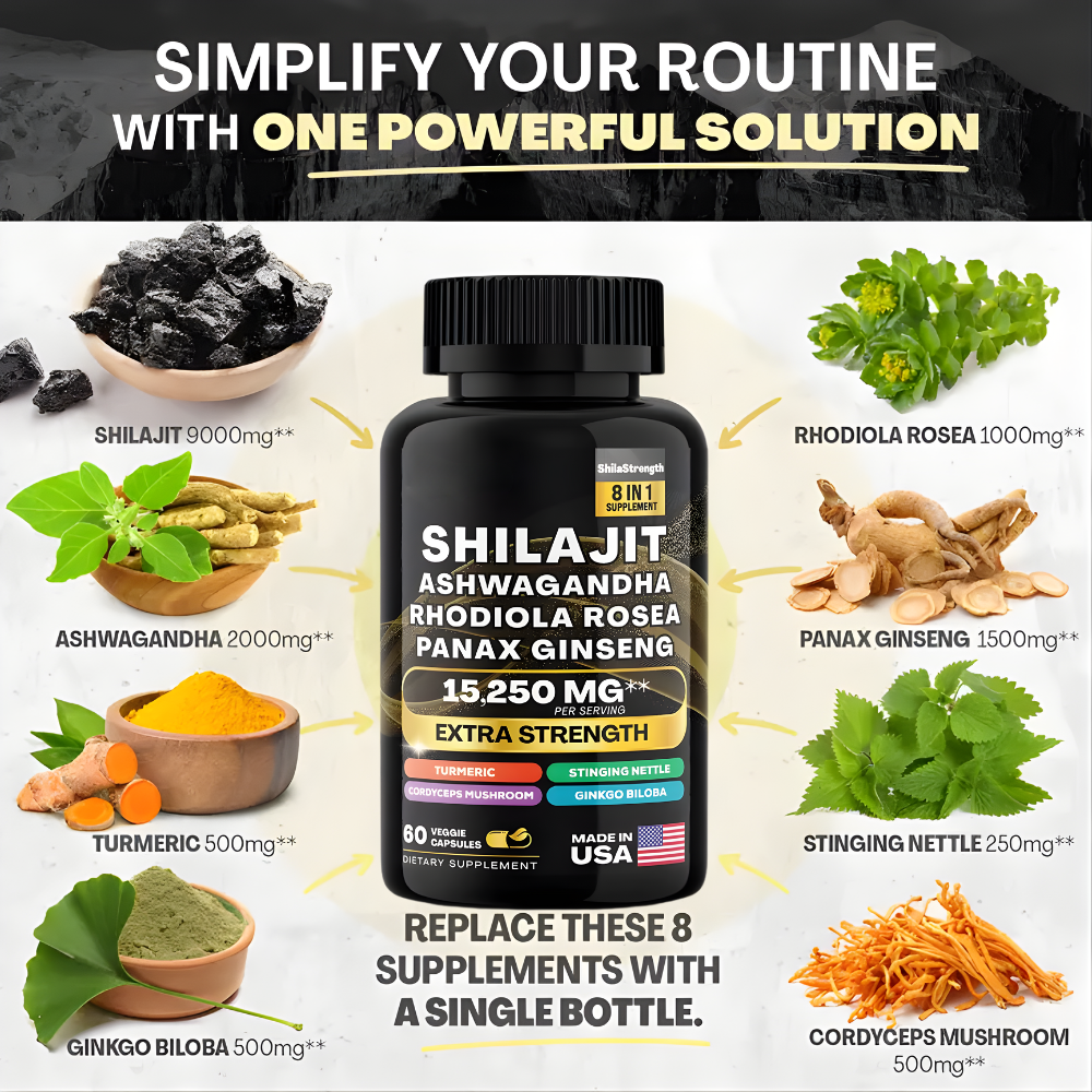 Kit Shilajit & Sea Moss 60 cap 2 pcs