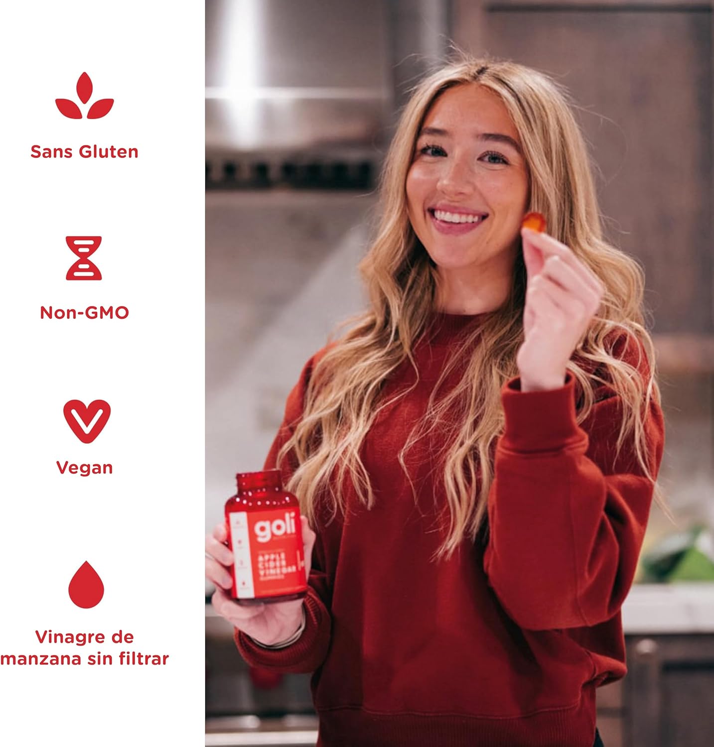 Suplemento Goli Vinagre de Manzana Gomas