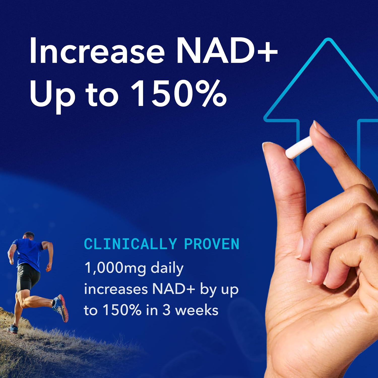 Rejuvenece tu cuerpo con NAD+ Booster 90 cp